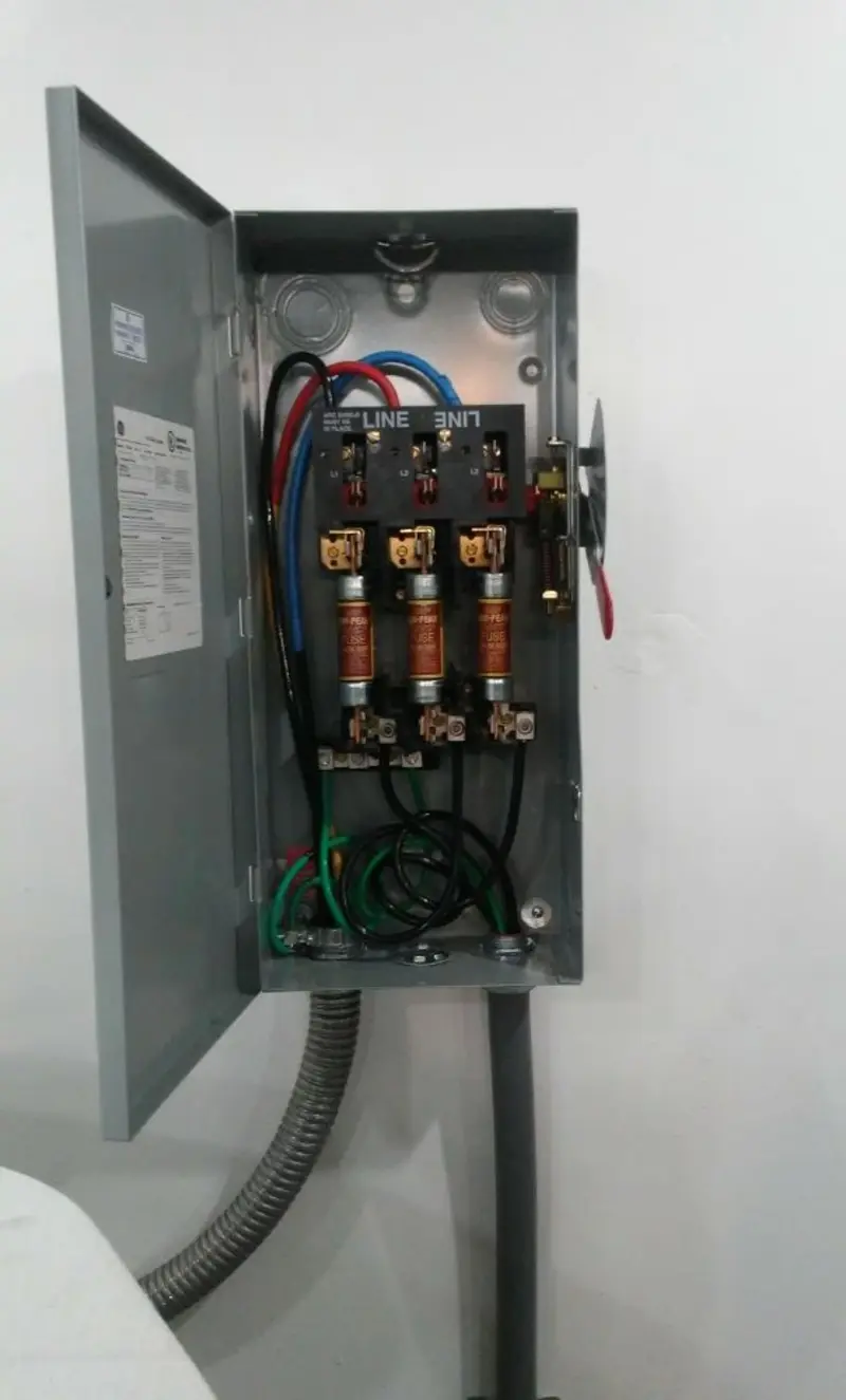 Three-phase disconnect switch installed for Electrical Wiring & Rewiring in East Whiteland